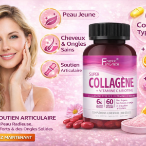 COLLAGENE VITAMINE C ET BIOTIN :360comprimes : 15000 FRCS