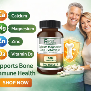 CALCIUM MAGNÉSIUM ZINC ET VITAMINE D3 : 300 COMPRIMÉS : 15000 FRCS